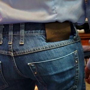 GUCCI Mens Jeans Size 46 (30x31.5 US Size)